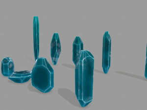 Crystal set 3D Model