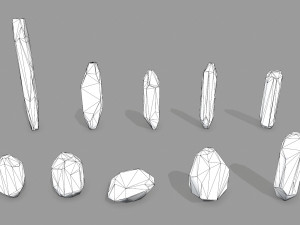 Crystal set 3D Model