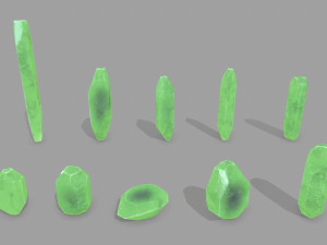 Crystal set Modelo 3D