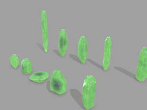Crystal set Modelo 3D