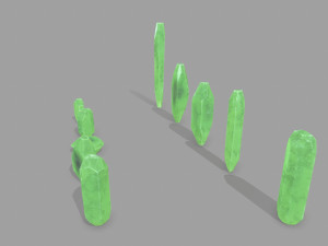 Crystal set Modelo 3D