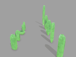Crystal set Modelo 3D
