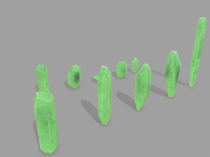 Crystal set Modelo 3D