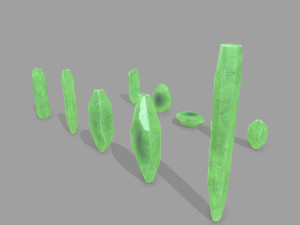 Crystal set Modelo 3D