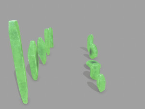 Crystal set Modelo 3D