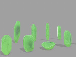 Crystal set Modelo 3D