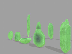 Crystal set Modelo 3D