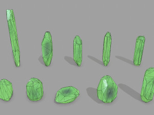 Crystal set Modelo 3D