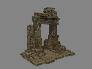 Ruin Gate 3D Model