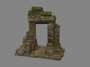 Ruin Gate 3D Model