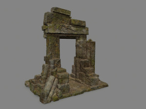 Ruin Gate 3D Model