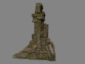 Ruin Gate 3D Model
