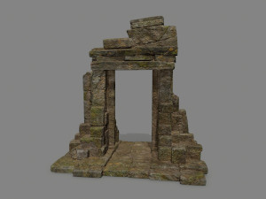 Ruin Gate 3D Model
