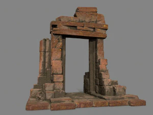 Ruin Gate 3D Model