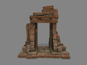 Ruin Gate 3D Model