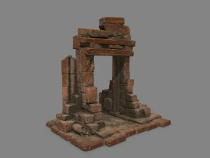 Ruin Gate 3D Model