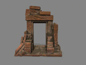 Ruin Gate 3D Model