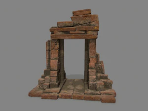 Ruin Gate 3D Model