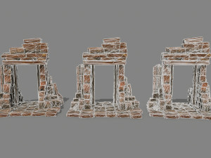 Ruin Gate 3D 모델