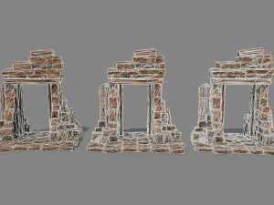 Ruin Gate 3D Model