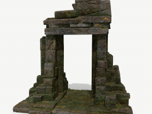 Ruin Gate 3D Model