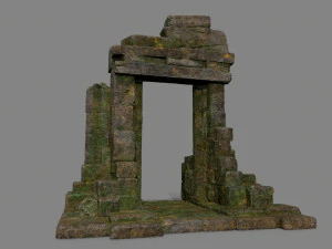 Ruin Gate 3D Model