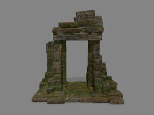 Ruin Gate 3D Model