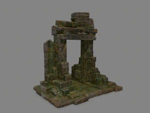 Ruin Gate 3D Model