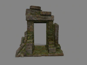 Ruin Gate 3D Model