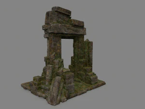 Ruin Gate 3D Model