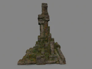 Ruin Gate 3D Model