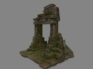 Ruin Gate 3D Model