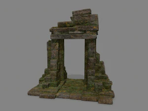 Ruin Gate 3D Model