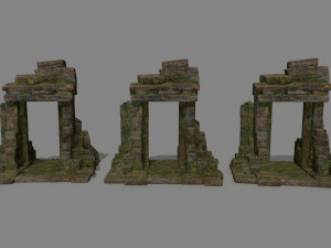 Ruin Gate 3D-Modell