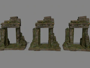 Ruin Gate 3D Model