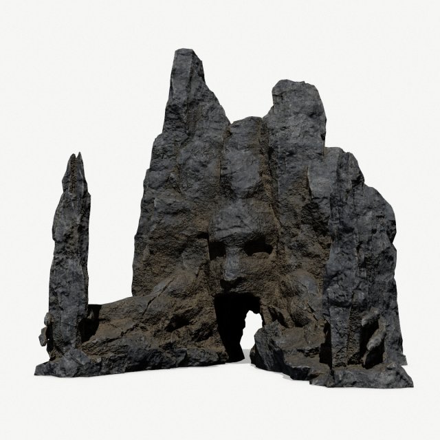 Rock Gate Modelo 3D .c4d .max .obj .3ds .fbx .stl .blend