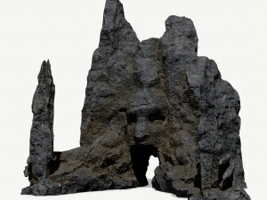 Porta di roccia Modello 3D