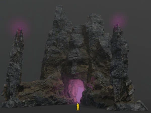 Rock Gate 3D Model