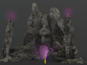 Rock Gate 3D Модель