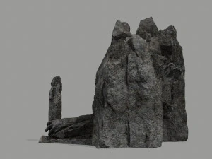Rock Gate 3D Model