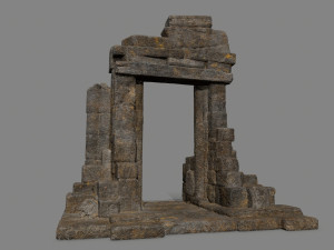 Ruin Gate 3D Model