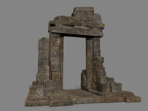 Ruin Gate 3D Model