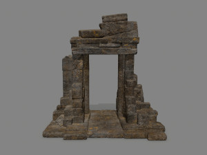 Ruin Gate 3D Model