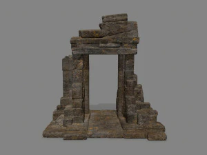 Ruin Gate 3D Model
