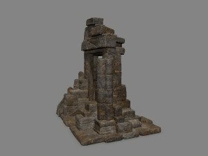 Ruin Gate 3D Model