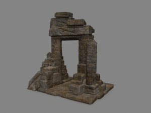 Ruin Gate 3D Model