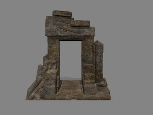 Ruin Gate 3D Model