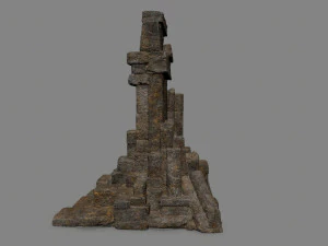 Ruin Gate 3D Model