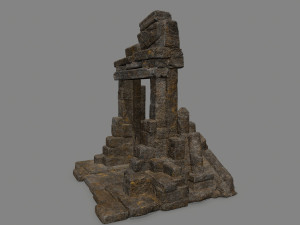 Ruin Gate 3D Model