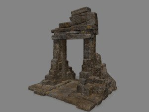 Ruin Gate 3D Model